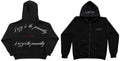 Sudadera Cremallera Lazzy Personality Negra